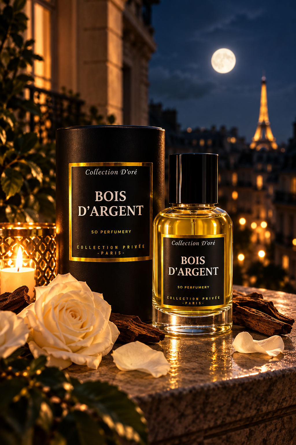 Bois d'Argent 40ml - Flacon parfum unisexe